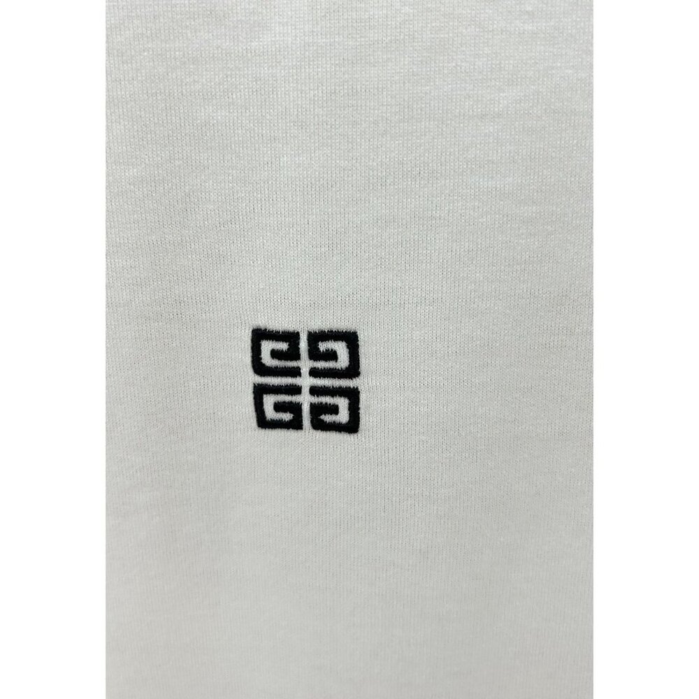 Givenchy Mens White Cotton Short Sleeve T-Shirt Mesh Underarm Detail Size Large - Picture 6 of 16